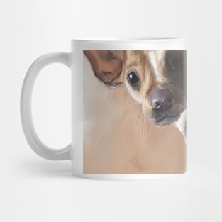 Pretty Pup Sneaking a Peek Mug